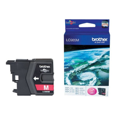 Brother LC985M - 10 ml - magenta - originale - cartuccia d'inchiostro - per Brother DCP-J125, DCP-J140, DCP-J315, DCP-J515, MFC