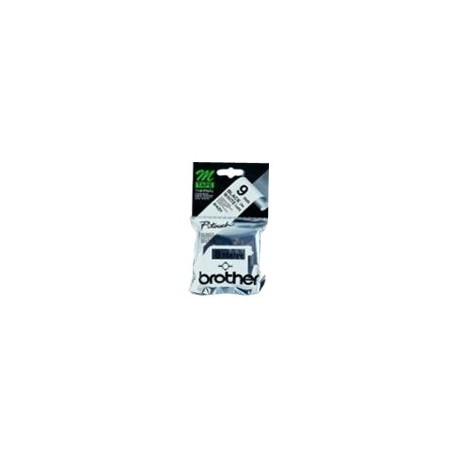 Brother M-K221BZ - Nero su bianco - Rotolo (0,9 cm x 8 m) 1 cassetta(e) rotolo di etichette - per P-Touch PT-55, PT-65, PT-75, 