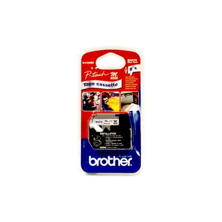 Brother M-K233BZ - Blu su bianco - Rotolo (1,2 cm x 8 m) 1 pezzi nastro stampante - per P-Touch PT-55, PT-55P, PT-65, PT-75, PT