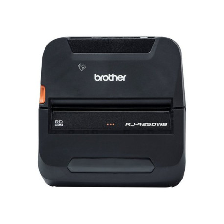 Brother RuggedJet RJ-4250WB - Stampante per etichette - termico diretto - Rotolo (11,3 cm) - 203 dpi - fino a 127 mm/sec - USB 