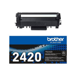 Brother TN2420 - Alta resa - nero - originale - cartuccia toner - per Brother DCP-L2510, L2530, L2537, L2550, HL-L2350, L2370, 