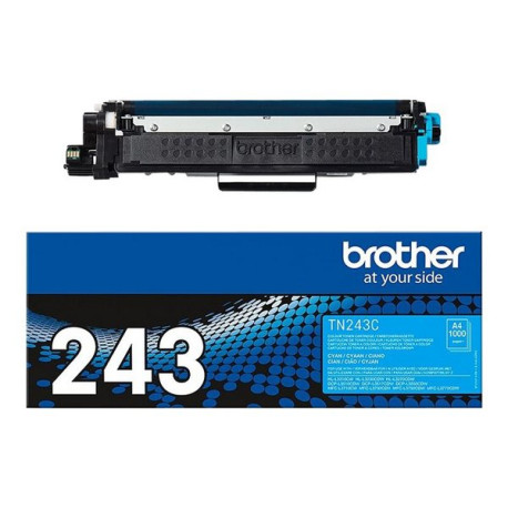 Brother TN243C - Ciano - originale - cartuccia toner - per Brother DCP-L3510, L3517, L3550, HL-L3210, L3230, L3270, MFC-L3710, 