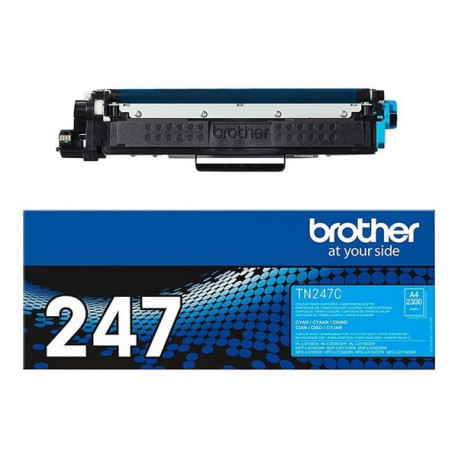 Brother TN247C - Ciano - originale - cartuccia toner - per Brother DCP-L3510, L3517, L3550, HL-L3270, L3290, MFC-L3710, L3730, 