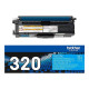 Brother TN320C - Ciano - originale - cartuccia toner - per Brother DCP-9055, DCP-9270, HL-4140, HL-4150, HL-4570, MFC-9460, MFC