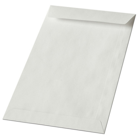 Busta a sacco - lembo non gommato - 10 x 15 cm - 50 gr - bianco - Blasetti - conf. 1000 pezzi