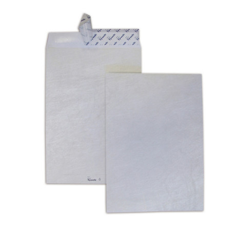 Busta a sacco Postyvek - strip adesivo - 30,5 x 40,6 cm - 55 gr - tyvek - bianco - Blasetti - conf. 100 pezzi