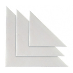 Busta autoadesiva TR 10 - triangolare - PVC - 10 x 10 cm - trasparente - Sei Rota - conf. 10 pezzi