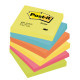 Blocco foglietti Colori Energy - 654-TFEN - 76 x 76 mm - 72 gr - colori assortiti - 100 fogli - Post-it
