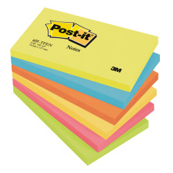 Blocco foglietti Colori Energy - 655-TFEN - 76 x 127 mm - 72 gr - colori assortiti - 100 fogli - Post-it