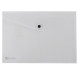 Busta con bottone Pull - 21x29,7 cm - trasparente - King Mec