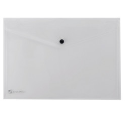 Busta con bottone Pull - 21x29,7 cm - trasparente - King Mec