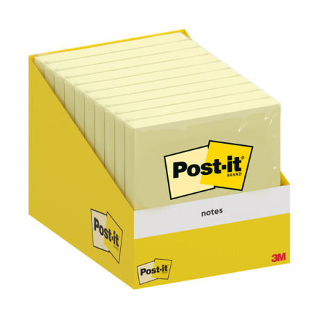 Blocco foglietti Post-it  - 76 x 76 mm - giallo canary - 100 fogli - Post-it - conf. 10 blocchi