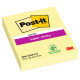 Blocco foglietti Super Sticky - 656-12SS-CY-EU - 47,6 x 76 mm - giallo Canary - 90 fogli - Post-it