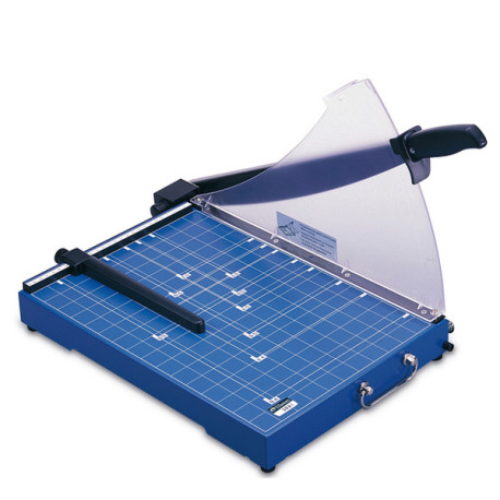 Taglierina a leva 3024 - con blocca lama - 33,5 x 48 x 41,5 cm - 392 mm (B4) - 20 fogli - blu - Titanium