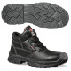 Calzatura di sicurezza Texas UK S3 SRC Rockroll - pelle grana mina idrorepellente - numero 43 - nero - U-Power