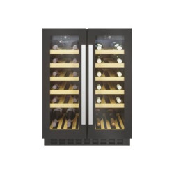 Candy DiVino CCVB 60D/1 - Frigo per vini - nicchia - larghezza: 60 cm - profondità 57.2 cm - altezza: 81.8 cm - 119 litri - Cla