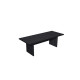 Tavolo riunioni Prestige - 220 x 100 x 74 cm - nero venato