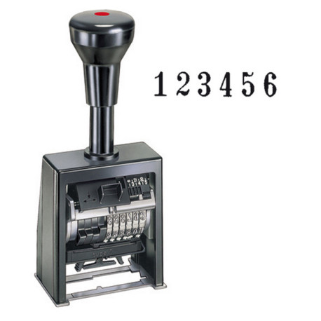 Timbro Numeratore B6K - autoinchiostrante - automatico - 6 colonne 4,5 mm - Reiner