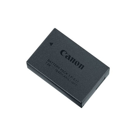 Canon LP-E17 - Batteria - Li-Ion - 1040 mAh - per EOS 200, 250, 850, 9000, Kiss X10, Kiss X9i, M6, R50, R8, Rebel SL3, Rebel T8