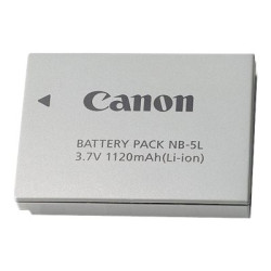 Canon NB-5L - Batteria fotocamera - Li-Ion - 1120 mAh - per PowerShot S110- PowerShot ELPH SD790, SD850, SD870, SD880, SD890, S