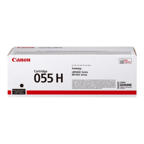 Canon 055 H - Alta capacità - nero - originale - cartuccia toner - per imageCLASS LBP664, MF745- i-SENSYS LBP663, LBP664, MF742