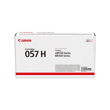 Canon 057 H - Alta capacità - nero - originale - cartuccia toner - per ImageCLASS LBP228, LBP236, LBP237, MF455- i-SENSYS LBP23