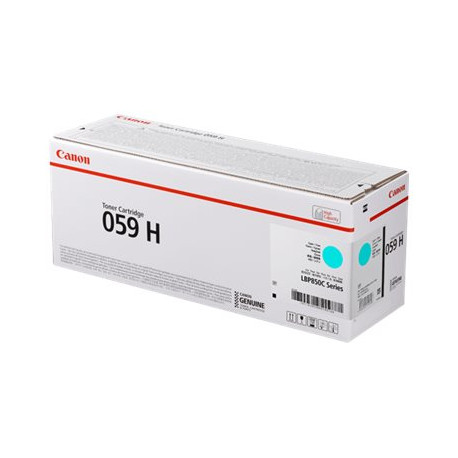 Canon 059 H - Alta capacità - ciano - originale - cartuccia toner - per i-SENSYS LBP852Cx- Satera LBP851C, LBP852Ci