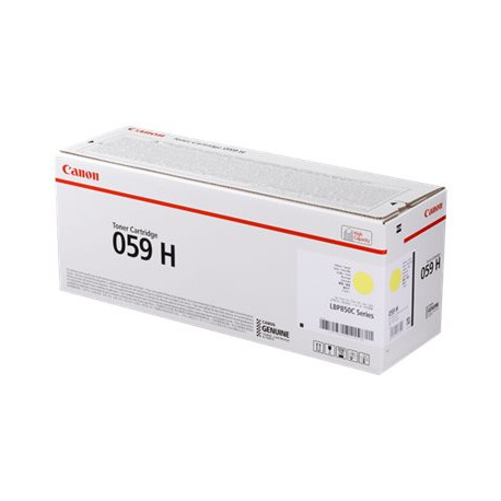 Canon 059 H - Alta capacità - giallo - originale - cartuccia toner - per i-SENSYS LBP852Cx- Satera LBP851C, LBP852Ci