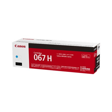 Canon 067 H - Alta capacità - ciano - originale - cartuccia toner - per i-SENSYS MF651Cw