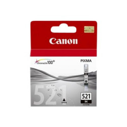 Canon CLI-521BK - 9 ml - nero per foto - originale - serbatoio inchiostro - per PIXMA iP3600, iP4700, MP540, MP550, MP560, MP62