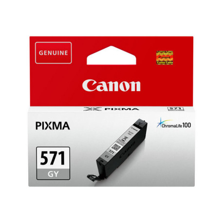 Canon CLI-571GY - 7 ml - grigio - originale - serbatoio inchiostro - per PIXMA MG7750, MG7751, MG7752, MG7753, TS8050, TS8051, 