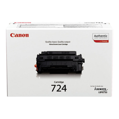 Canon CRG-724 - Nero - originale - cartuccia toner - per i-SENSYS LBP6750dn, LBP6780x, MF512x, MF515x