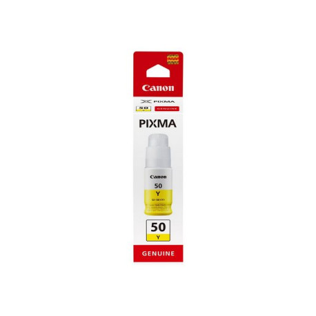 Canon GI 50 Y - Giallo - originale - ricarica inchiostro - per PIXMA G5050, G6050, G7050, GM2050, GM4050