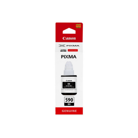 Canon GI 590 BK - 135 ml - nero - originale - ricarica inchiostro - per PIXMA G1501, G1510, G2500, G2501, G2510, G3410, G3500, 