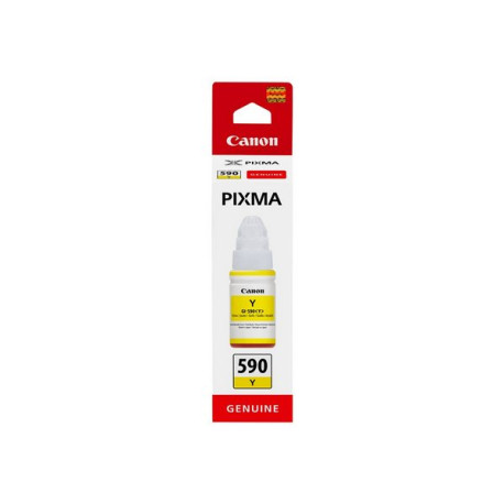 Canon GI 590 Y - 70 ml - giallo - originale - ricarica inchiostro - per PIXMA G1501, G1510, G2500, G2501, G2510, G3410, G3500, 