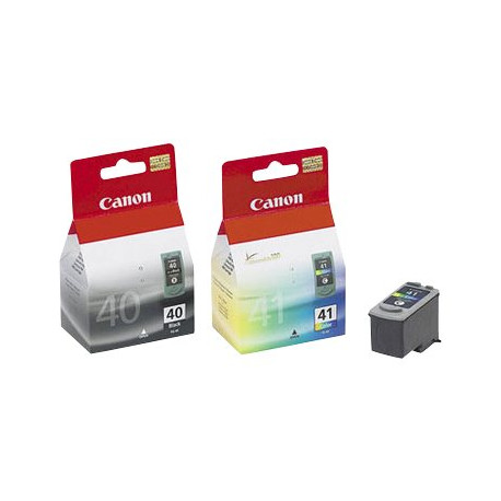 Canon PG-40 / CL-41 Multi Pack - Confezione da 2 - nero, colore (ciano, magenta, giallo) - originale - serbatoio inchiostro - p