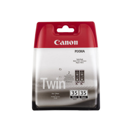 Canon PGI-35 Twin Pack - Confezione da 2 - nero - originale - blister - serbatoio inchiostro - per PIXMA iP100, iP100wb, iP110,