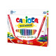 Carioca Magic Markers - Penna punta in fibra - non permanente - colori assortiti - 6 mm (pacchetto di 20)