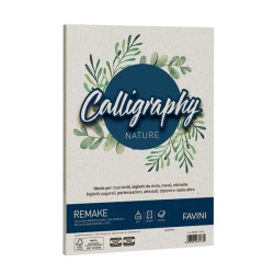 Carta Calligraphy Nature Remake - A4 - 250 gr - scoglio - Favini - conf. 50 fogli