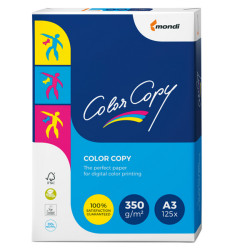 Carta Color Copy - A3 - 350 gr - bianco - Mondi - conf. 125 fogli