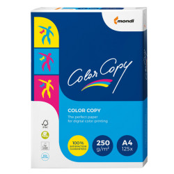 Carta Color Copy - A4 - 250 gr - bianco - Mondi - conf. 125 fogli