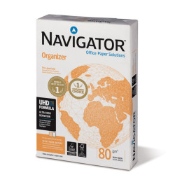 Carta Organizer - 4 fori - A4 - 80 gr - Navigator - conf. 500 fogli