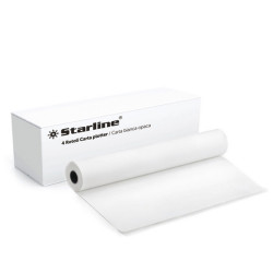 Carta plotter - stampa inkjet - 610 mm x 50 mt - 90 gr - opaca - bianco - Starline