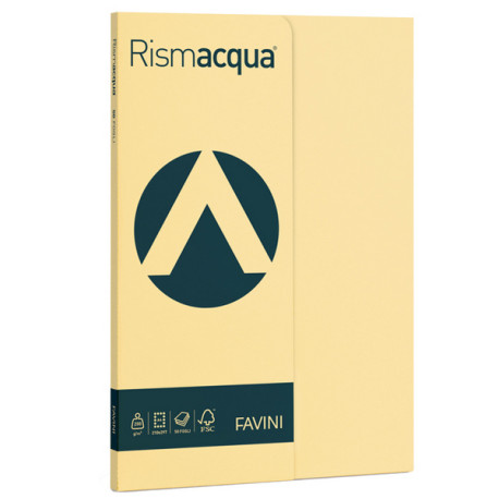 Carta Rismacqua Small - A4 - 200 gr - camoscio 02 - Favini - conf. 50 fogli