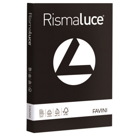 Carta Rismaluce - A4 - 90 gr - nero 63 - Favini - conf. 300 fogli