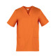 Casacca Jason - unisex - manica corta - taglia L - arancio - Giblor's