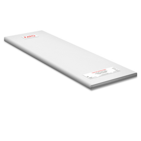 Tovaglia - carta riciclata - 100 x 100 cm - bianco - Fato - conf. 100 pezzi