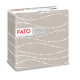 Tovagliolo linea AirLaid - carta - 40 x 40 cm - perla / tortora - Fato - conf. 50 pezzi