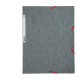 Cartellina con elastico - cartoncino lustrE' - 3 lembi - 400 gr - 24x32 cm - grigio - Exacompta