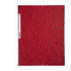 Cartellina con elastico - cartoncino lustrE' - 3 lembi - 400 gr - 24x32 cm - rosso ciliegia - Exacompta